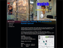 Tablet Screenshot of eyelaboptical.com